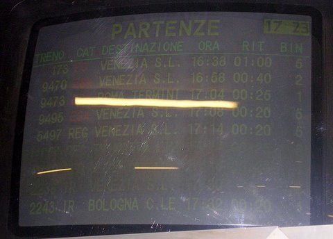 La situazione treni a Padova il 3 ottobre 2006